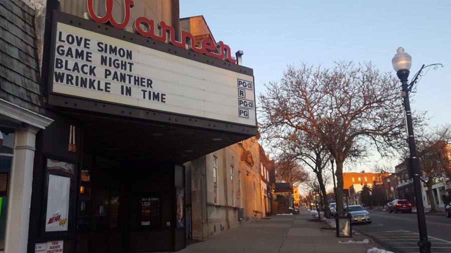 The Black Panther movie is currently playing at the nearby Bow Tie Warner Theater in Ridgewood. There are several showing starting at 11:30 a.m. this weekend.