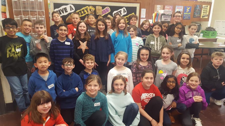 Third and fourth graders at Patrick M. Villano School in Emerson, NJ, met for the second time on Tuesday, March 13, 2018, as part of The Villano View newspaper club. Members write and take photos and video for the online newspaper which started this year.