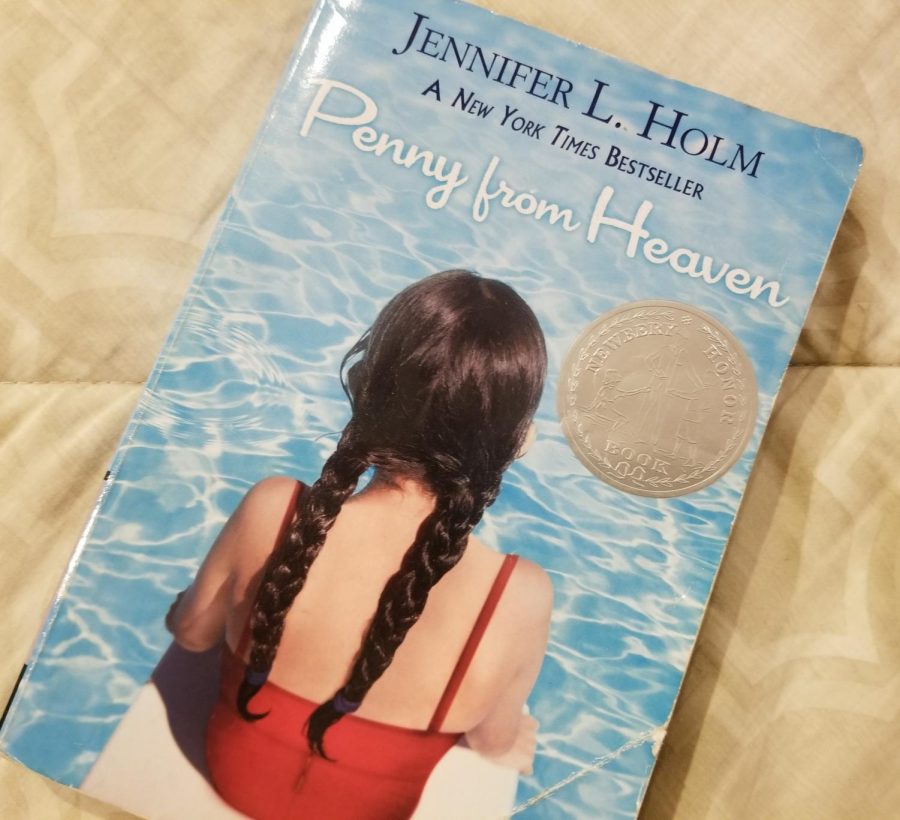 Penny from Heaven is a realistic fiction novel. It is one of four such novels offered during book discussions in sixth grade.