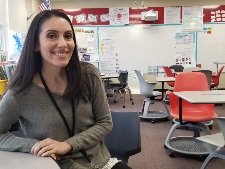 Kate Cremonese is back after maternity leave. She is excited to meet all her new students.
