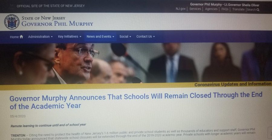 Governor Phil Murphy closed all schools - public and private - to the end of the school year. . His office is now forming a group of people to think about learning in the summer and in September.