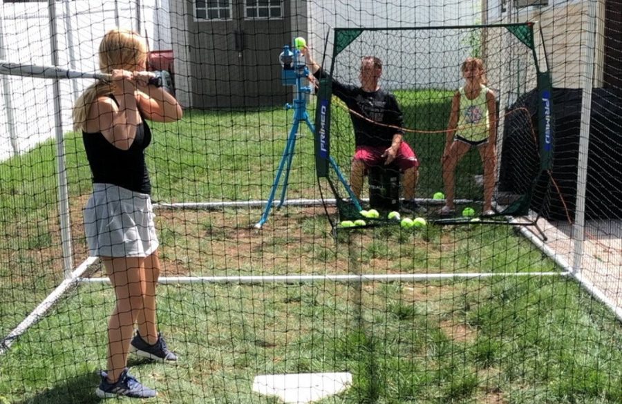 Some youth athletes didnt let COVID-19 stop them from playing their favorite sports. Practicing with family in the backyard was common among players in Emerson.