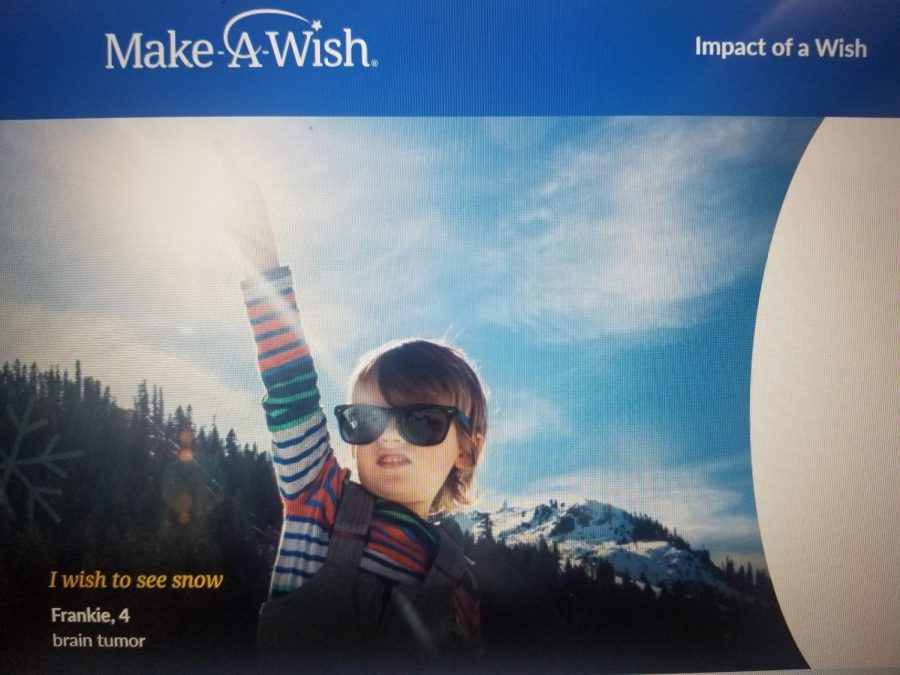 On the Make-A-Wish website, this boy wishes to see snow.