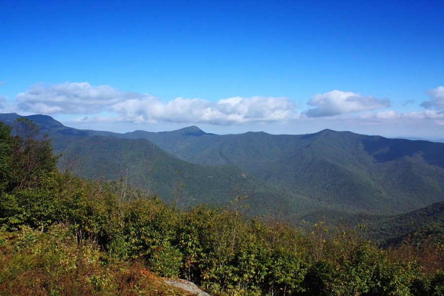 Some people traveled over the winter break. One school family visited the Blue Ridge Mountains in Virginia to be with family.