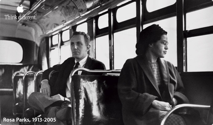 Rosa Parks was a Black woman who, in 1955, would not give up her bus seat to a white passenger. Her brave choice helped start the Civil Rights Movement and ended laws that kept Black and white people separated in the United States.