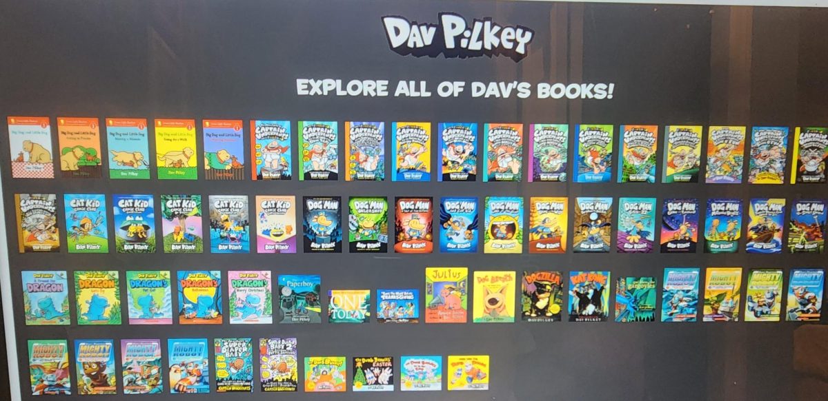 Dav Pilkey's website lists dozens of children's books written by the author.