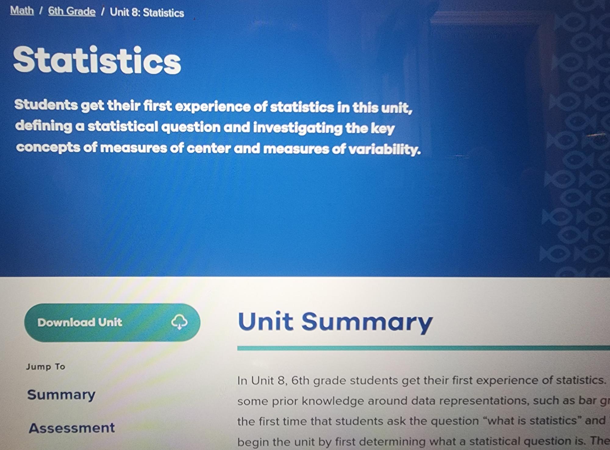 Statistics is the study of collecting and analyzing data. 