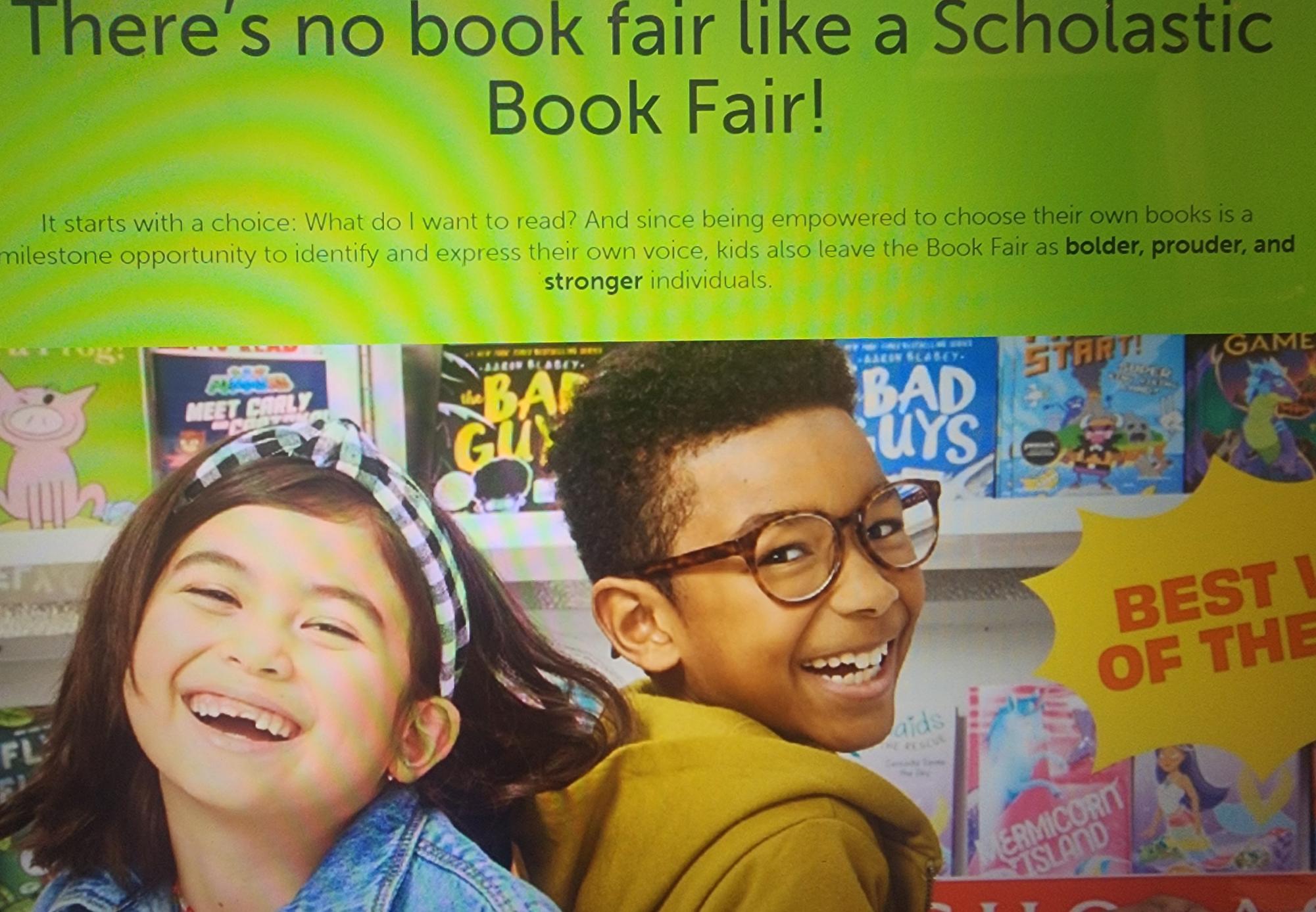 The Emerson Elementary PTA partners with Scholastic Books for its annual fair.
