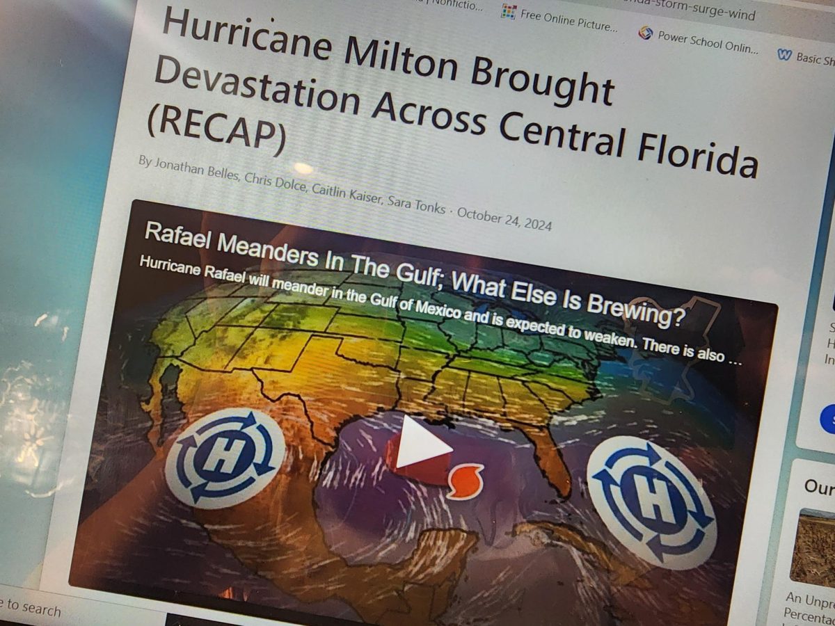 The Weather Channel kept close tabs on Hurricane Milton.