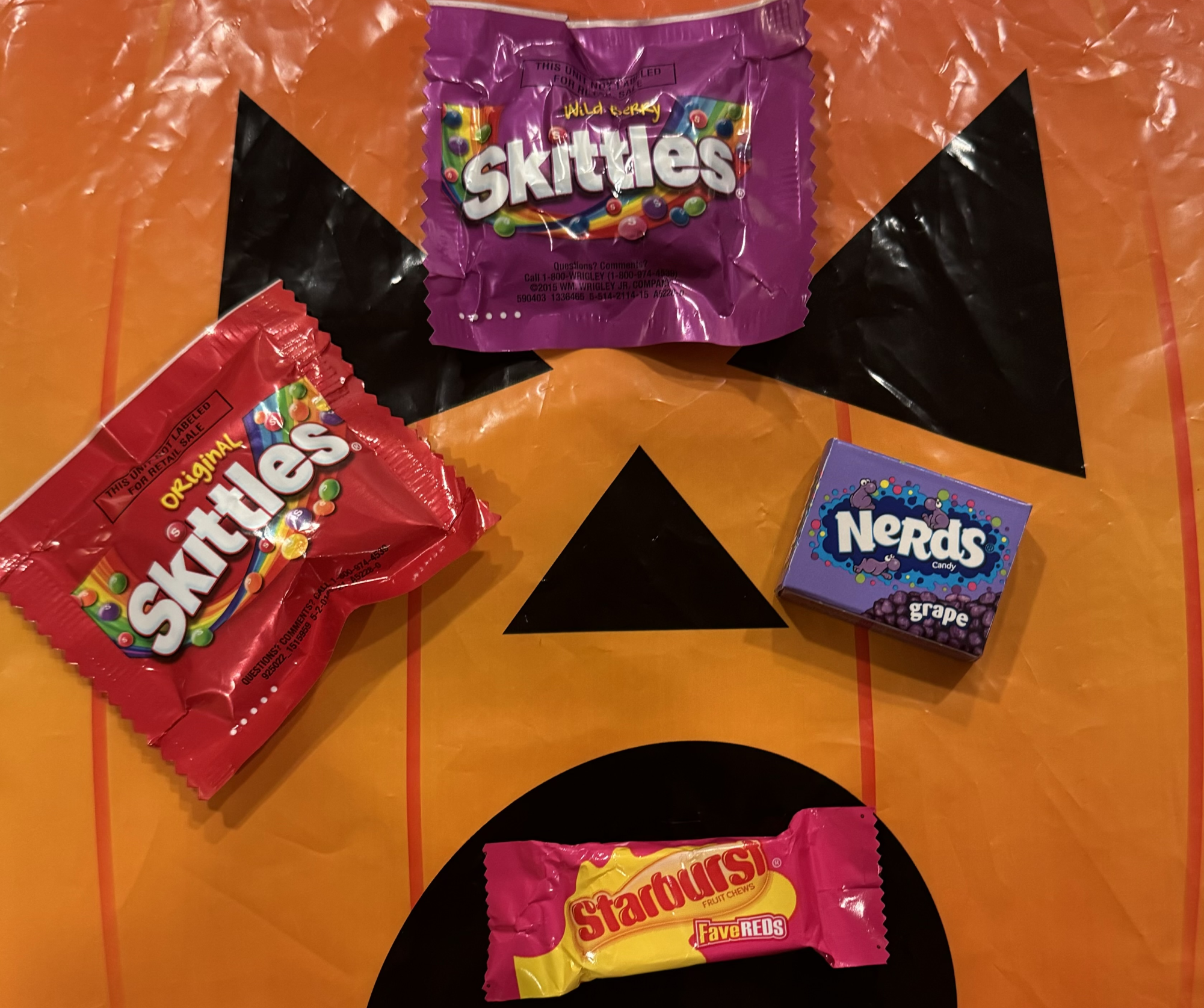 These are some of the favorite Halloween candies. Which one is yours?