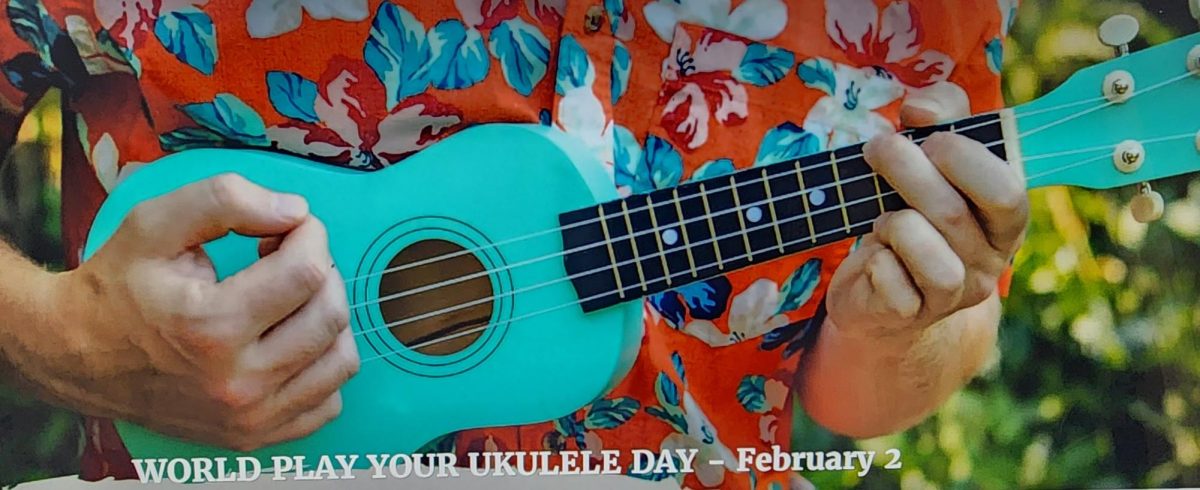 National Day Calendar's website states that the ukulele is good for children because the instrument is small. 