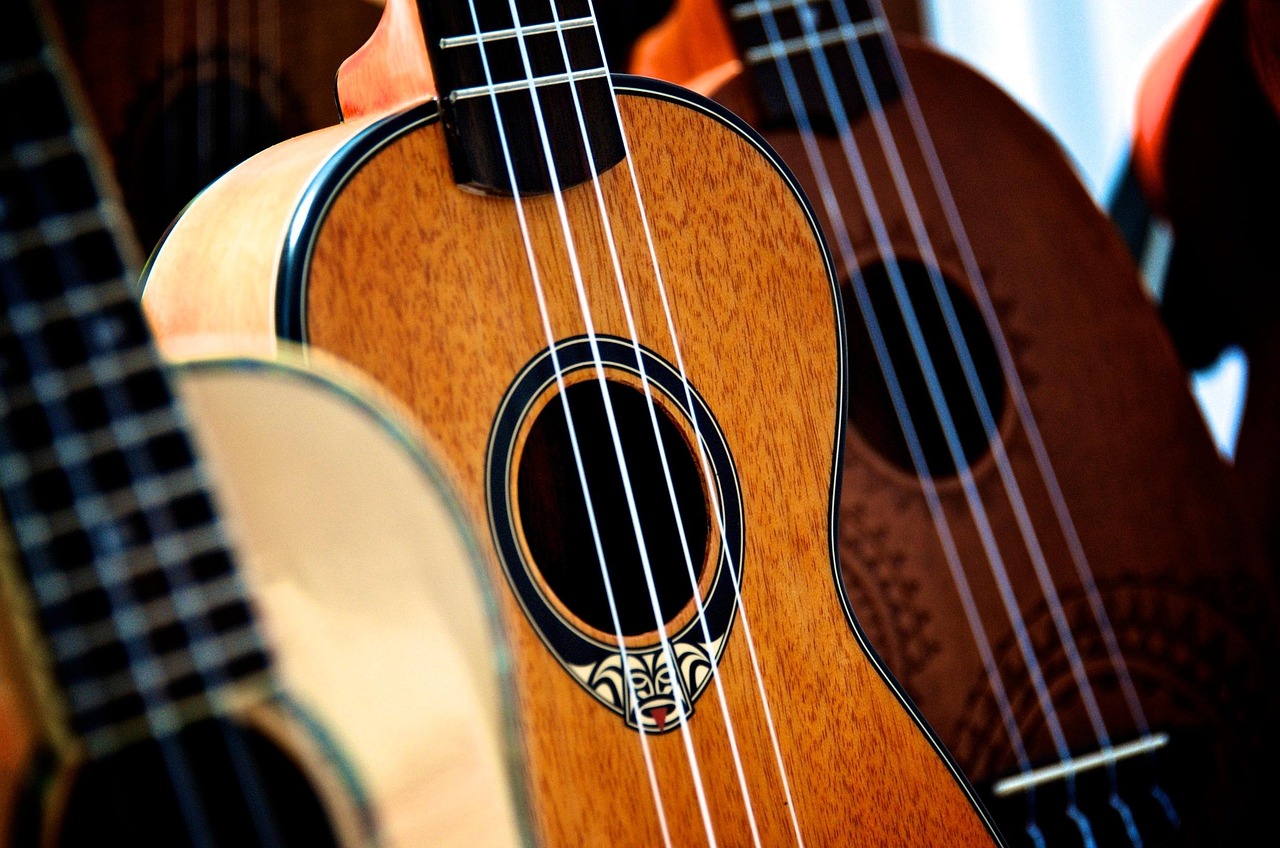 A ukulele costs about $30 to $40.