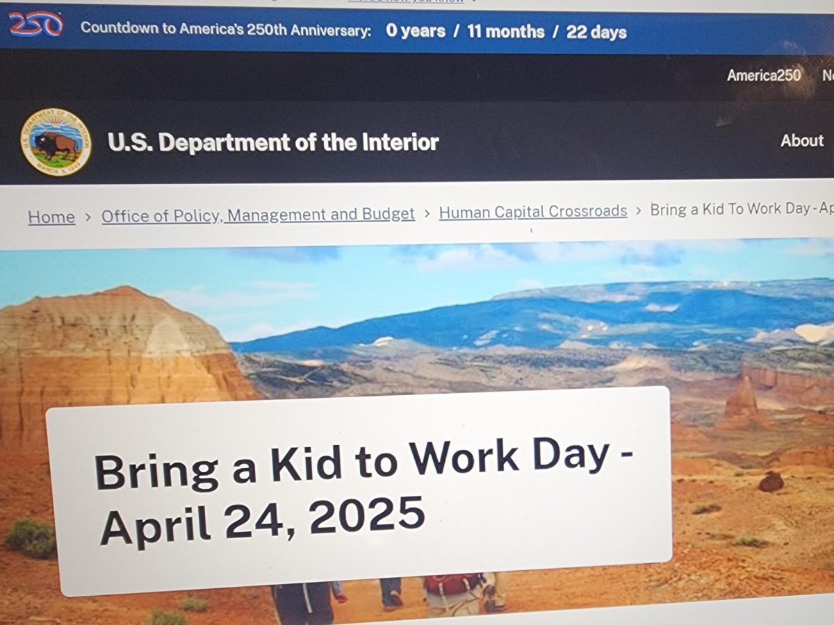 April 24, 2025, was this year's day to "Take a Kid to Work".