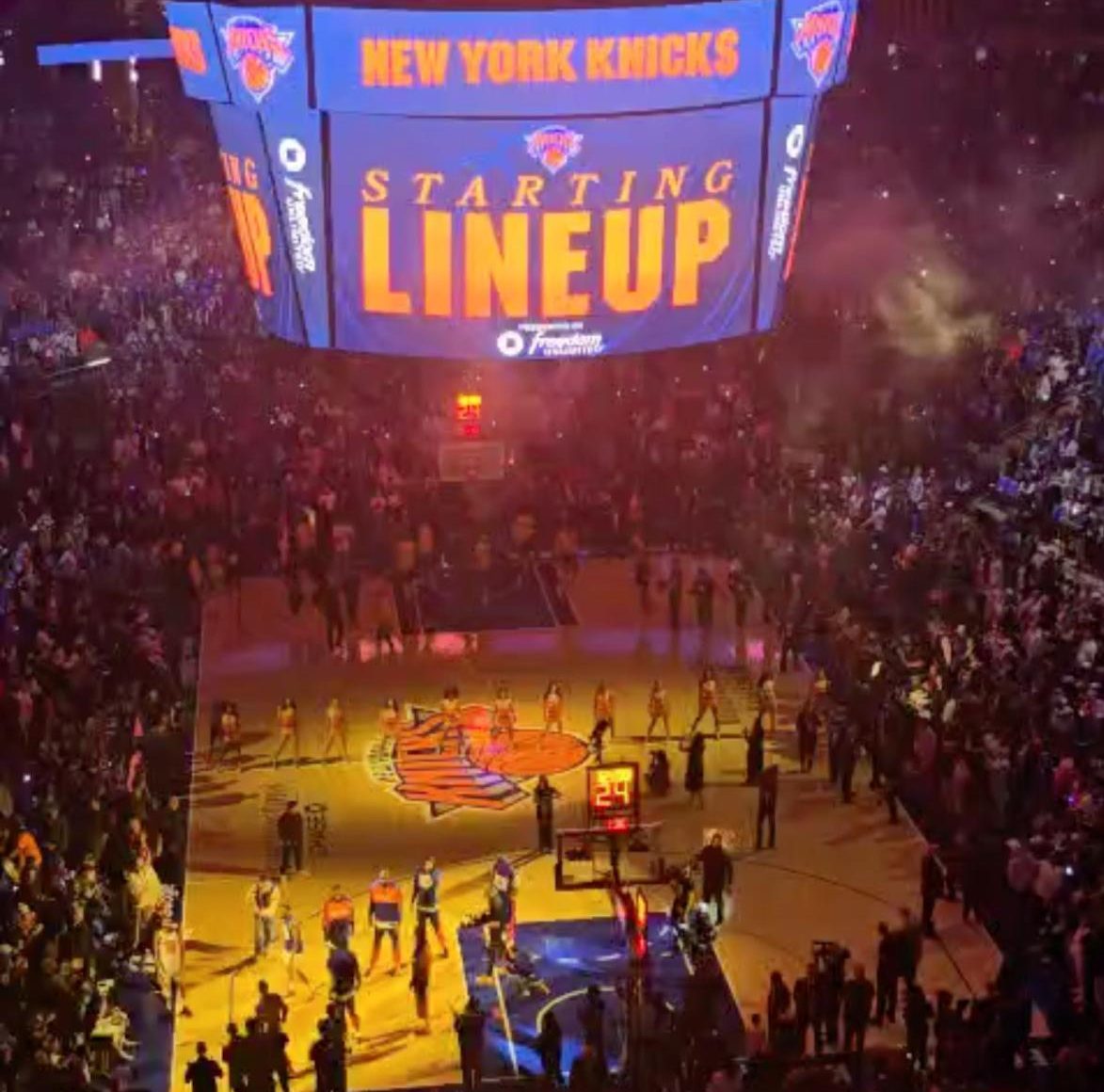 The Knicks were fan favorites among students.