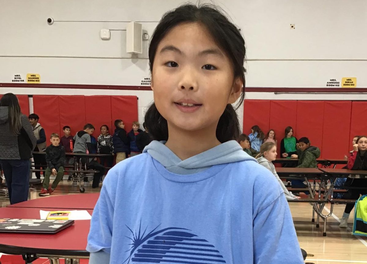 Eliana Kim, a fourth grade student, joined beginner band this school year.