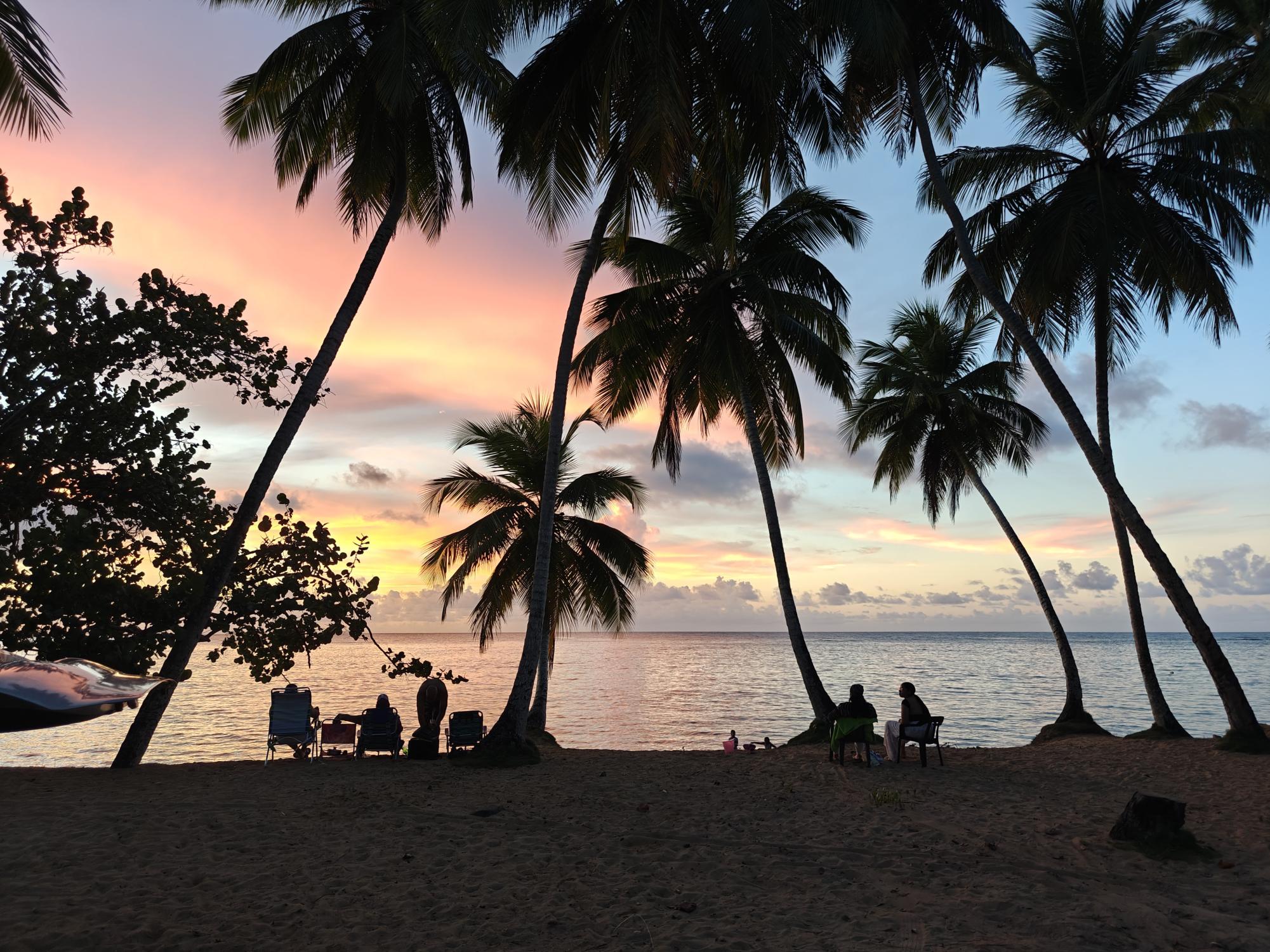 A beautiful sunset in one of the many beaches we visited in the Dominican Republic. The picture was taken in Las Terrenas, Dominican Republic. 