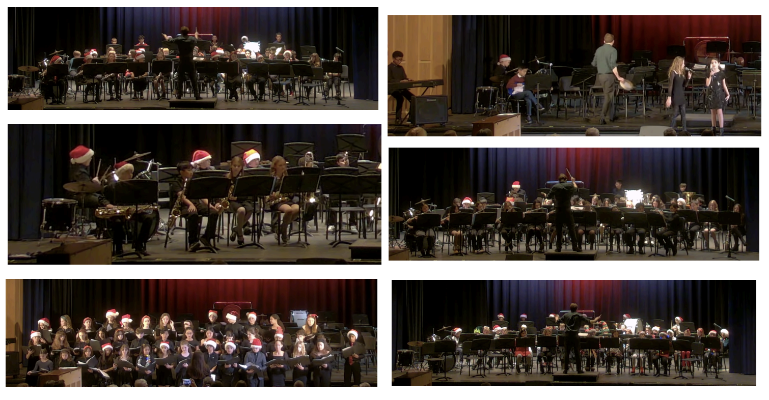 Thye band and chorus from Patrick M. Villano School performed to a packed audience.