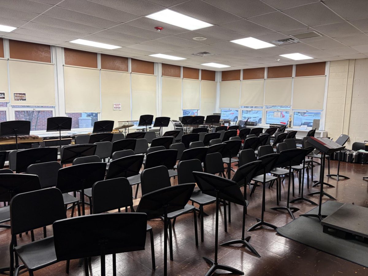 Sounds of spring fill the band room each morning as students prepare for their next concert.