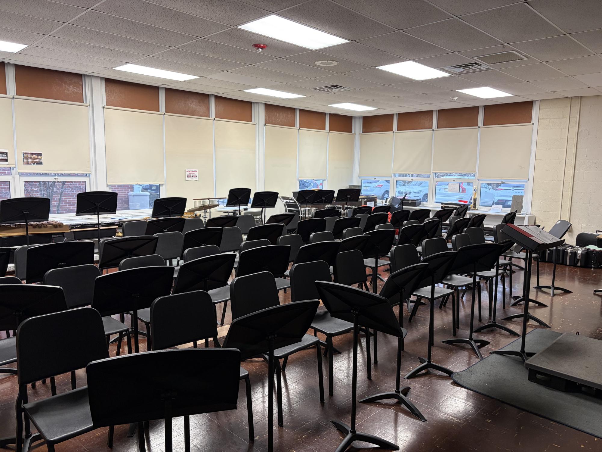 Sounds of spring fill the band room each morning as students prepare for their next concert.