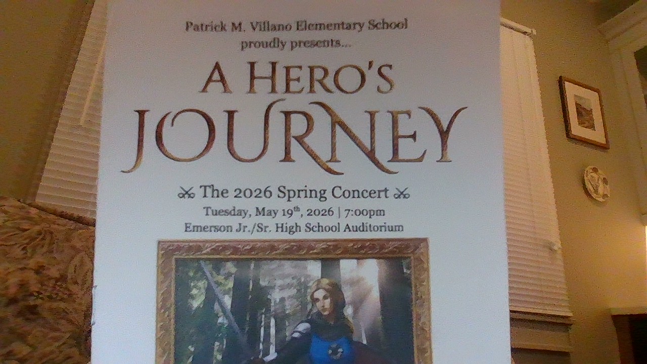 The Playbill given to people watching the show informed them on what the show was going to include.