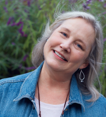 This photo from the "About Katherine" section of Applegate's website shows the author. The webpage also states: "Hello. I am Katherine. I am a writer.
It’s not as easy as it looks. It is, however, the best job on the planet."